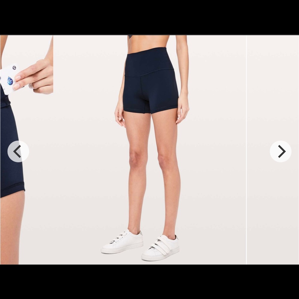 Lululemon align shorts 4” BLACK